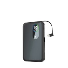   Forever power bank micro USB / Type-C / Lightning csatlakozóval 5000mAh fekete (max 2A) 10W