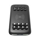 Forever power bank vezeték nélküli QI töltéssel 1x USB foglalattal 10000mAh fekete (1A) 5W