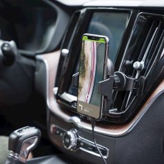   Forever univerzális automata gravity autós tartó ultragyors vezeték nélküli töltéssel (9V 1.67A) 15W szellőzőre és szélvédőre 4,7″ - 6,7″