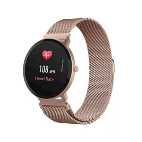   Forever SB-320 ForeVigo okosóra Bluetooth 4.2 lépésszámlálóval, pulzusmérővel, alvásfigyeléssel rozéarany