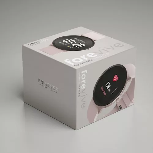 Forever SB-320 ForeVigo okosóra Bluetooth 4.2 lépésszámlálóval, pulzusmérővel, alvásfigyeléssel rozéarany
