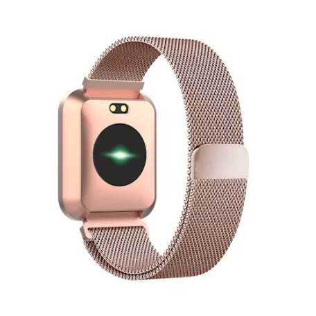 Forever SW-300 ForeVigo okosóra Bluetooth 4.2 lépésszámlálóval, pulzusmérővel, alvásfigyeléssel rozéarany