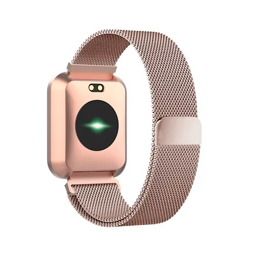 Forever SW-300 ForeVigo okosóra Bluetooth 4.2 lépésszámlálóval, pulzusmérővel, alvásfigyeléssel rozéarany