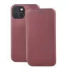 Forcell Elegance Apple iPhone 14 Pro Max (6.7) oldalra nyíló mágneses könyv tok szilikon belsővel burgundi