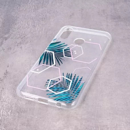 Ultra Trendy - Apple iPhone 11 Pro Max (6.5) 2019 vékony szilikon tok (Levél mintás)