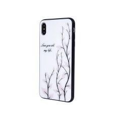 Magic glass case leaves for Apple iPhone X / XS