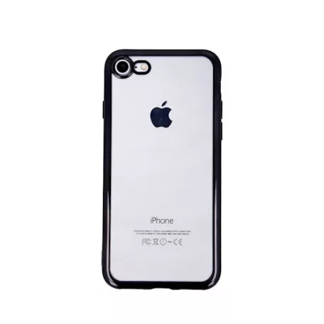 Ultra Hybrid Samsung A105 Galaxy A10 / M10 (2019) átlátszó vékony szilikon tok fekete kerettel