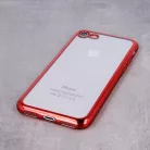 Ultra Hybrid Samsung A105 Galaxy A10 / M10 (2019) átlátszó vékony szilikon tok piros kerettel