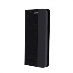   Smart Senso Samsung A515 Galaxy A51 (2020) oldalra nyíló könyv tok szilikon belsővel fekete