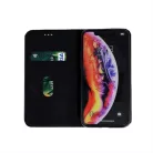 Smart Senso Samsung A515 Galaxy A51 (2020) oldalra nyíló könyv tok szilikon belsővel fekete