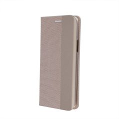   Smart Senso Samsung A515 Galaxy A51 (2020) oldalra nyíló könyv tok szilikon belsővel arany