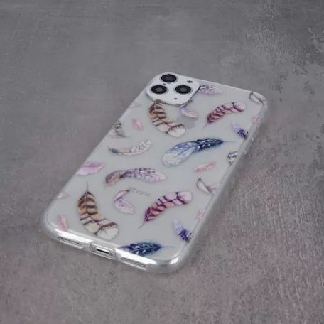 Ultra Trendy - Apple iPhone 6 / 6S (4.7) vékony szilikon tok (Madártoll mintás 1)