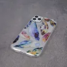 Ultra Trendy - Apple iPhone 11 Pro Max (6.5) 2019 vékony szilikon tok (Madártoll mintás 2)