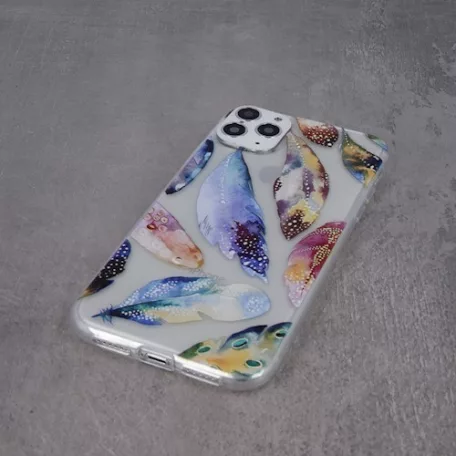 Ultra Trendy - Apple iPhone 6 / 6S (4.7) vékony szilikon tok (Madártoll mintás 2)