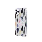 Ultra Trendy - Apple iPhone 6 / 6S (4.7) vékony szilikon tok (Madártoll mintás 3)