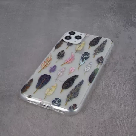 Ultra Trendy - Apple iPhone 6 / 6S (4.7) vékony szilikon tok (Madártoll mintás 3)