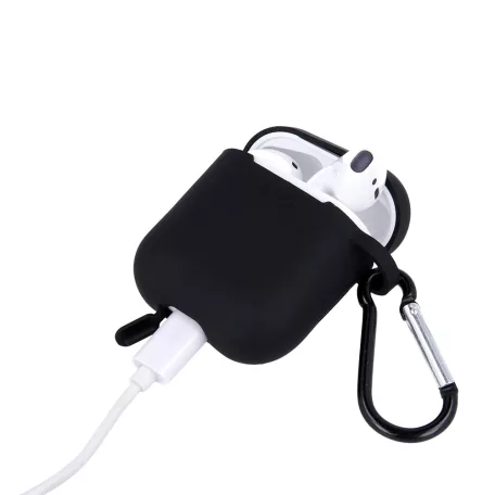Apple AirPods 1 / 2 szilikon tok fekete