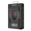 Forever IGO JW-100 okosóra Bluetooth 4.0 lépésszámlálóval, pulzusmérővel, fekete