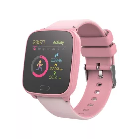   Forever IGO JW-100 okosóra Bluetooth 4.0 lépésszámlálóval, pulzusmérővel, pink