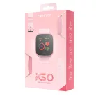 Forever IGO JW-100 okosóra Bluetooth 4.0 lépésszámlálóval, pulzusmérővel, pink