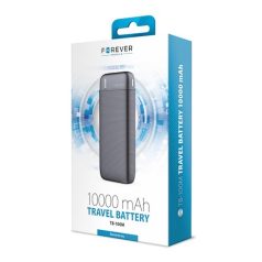   Forever TB-100M power bank 1x USB foglalattal 10000mAh fekete (max 2,1A) 10W