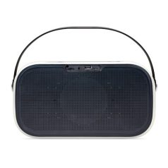   Forever BS-660 Bluetooth 5.0 sztereó hangszóró, micro SD olvasóval, AUX, 10W fekete - ezüst