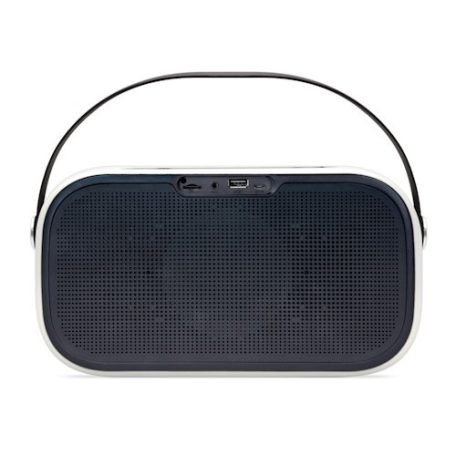 Forever BS-660 Bluetooth 5.0 sztereó hangszóró, micro SD olvasóval, AUX, 10W fekete - ezüst