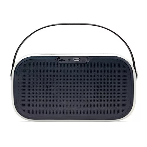 Forever BS-660 Bluetooth 5.0 sztereó hangszóró, micro SD olvasóval, AUX, 10W fekete - ezüst