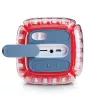 Forever BS-700 Bluetooth 5.0 ütésálló, vízálló IPX6 hangszóró, micro SD olvasóval, AUX, 5W piros