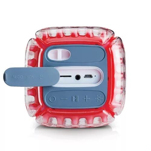 Forever BS-700 Bluetooth 5.0 ütésálló, vízálló IPX6 hangszóró, micro SD olvasóval, AUX, 5W piros
