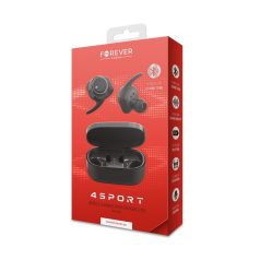   Forever TWE-300 Bluetooth 5.0 sztereó TWS headset beépített mikrofonnal fekete