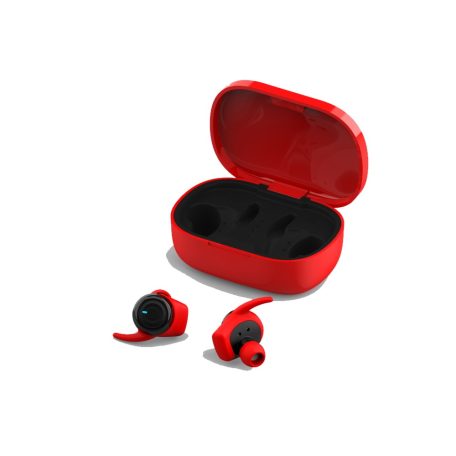 Forever TWE-300 Bluetooth 5.0 sztereó TWS headset beépített mikrofonnal piros