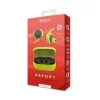 Forever TWE-300 Bluetooth 5.0 sztereó TWS headset beépített mikrofonnal zöld