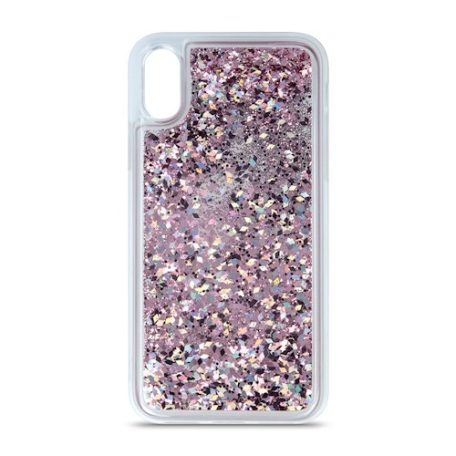 Liquid Sparkle Glitter - Samsung A415 Galaxy A41 lila szilikon tok