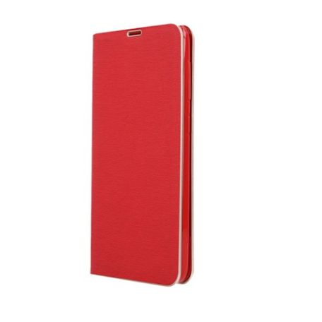 Smart Venus Samsung A217 Galaxy A21s (2020) oldalra nyíló mágneses könyv tok szilikon belsővel piros