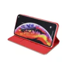 Smart Venus Samsung A217 Galaxy A21s (2020) oldalra nyíló mágneses könyv tok szilikon belsővel piros