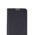 Smart Venus Xiaomi Redmi Note 9 oldalra nyíló mágneses könyv tok szilikon belsővel fekete