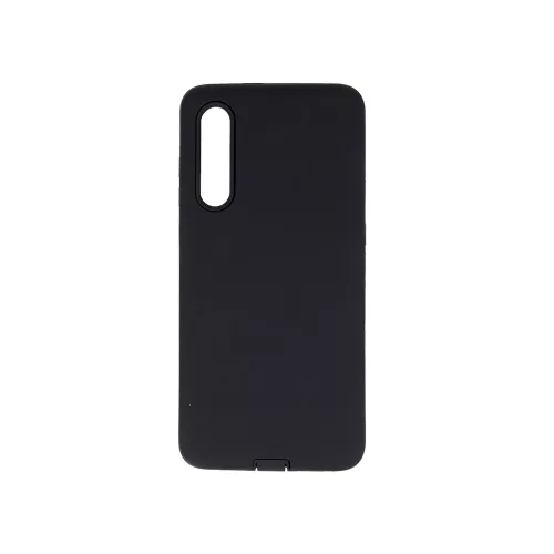 Defender Smooth - Apple iPhone 12 Pro Max 2020 (6.7) fekete ütésálló szilikon tok