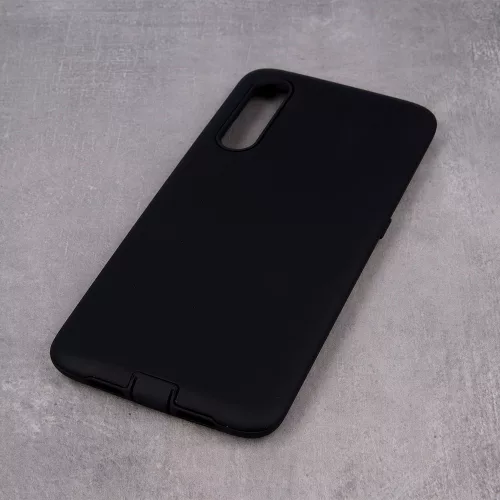 Defender Smooth - Apple iPhone 12 Pro Max 2020 (6.7) fekete ütésálló szilikon tok