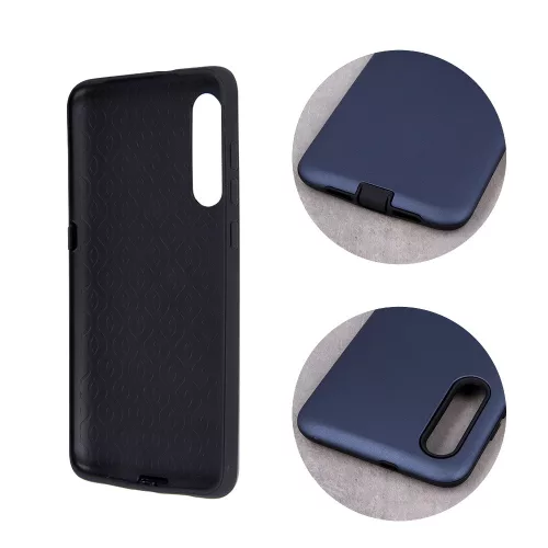 Defender Smooth - Apple iPhone 12 Pro Max 2020 (6.7) kék ütésálló szilikon tok