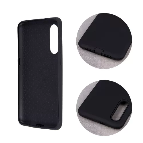 Defender Smooth - Xiaomi Redmi 9T / Poco M3 fekete ütésálló szilikon tok