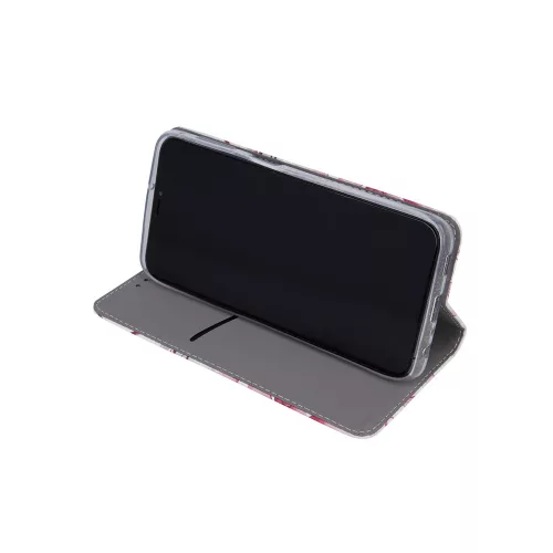 Smart Trendy - Apple iPhone 13 Pro (6.1) oldalra nyíló mágneses könyv tok szilikon belsővel (Marble 9)