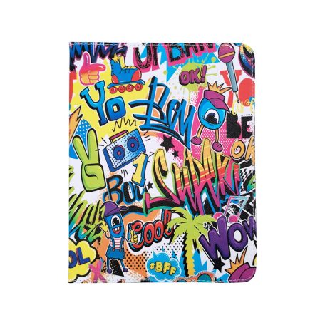 Univerzális 7-8" kinyitható tablet tok (Graffiti Boy)