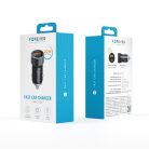 Forever CC-06 PD QC szivargyújtó töltő USB és Type-C csatlakozóval 20W