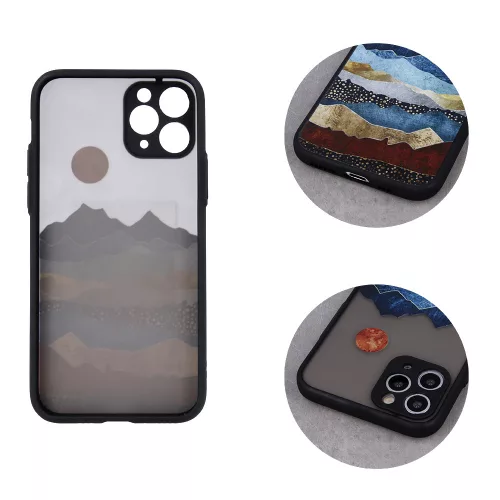 Ultra Trendy - Apple iPhone 13 (6.1) TPU / PC szilikon tok (Landscape 1)