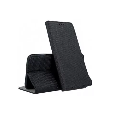 Smart magnet Apple iPhone 11 Pro (5.8) 2019 oldalra nyíló mágneses könyv tok szilikon belsővel fekete