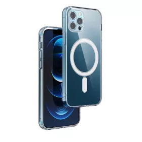   Anti - Shock Mag case Apple iPhone 17 Air (6.6) ütésálló, átlátszó kameravédős szilikon tok