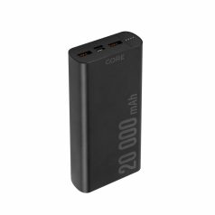   Forever SPF-02 power bank PD + QC 2x USB és 1x Type-C foglalattal 20000mAh fekete (max 3A) 18W
