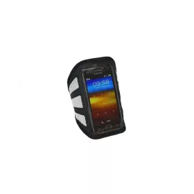   Univerzális fekete-fehér telefontartó felkarra 4" (Apple iPhone 5G/5S/SE)