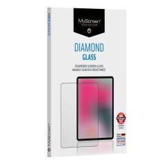   MyScreen Diamond Glass - Apple iPad Pro 12.9" (2018/2020) teljes képernyős kijelzővédő üvegfólia fekete (9H)